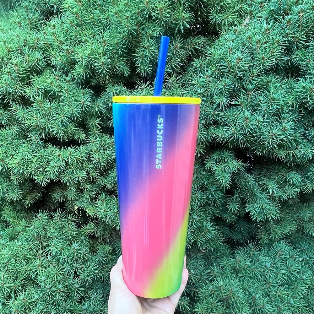Starbucks 2022 Stainless Steel Technicolor Tumbler Cold Cup